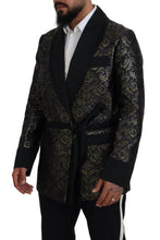 Gold Purple Baroque Jacket Blazer Robe Dolce & Gabbana