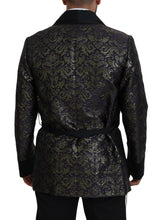 Gold Purple Baroque Jacket Blazer Robe Dolce & Gabbana