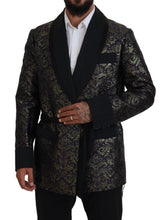 Gold Purple Baroque Jacket Blazer Robe Dolce & Gabbana