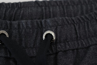 Grey Cotton Tapered Cotton Pants Dolce & Gabbana