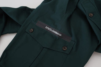 Green Cargo Cotton Stretch Jeans Pant Dolce & Gabbana
