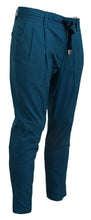 Blue Cotton Chinos Trousers Pants Dolce & Gabbana