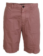 Pink Chinos Cotton Casual Mens Shorts Dolce & Gabbana