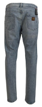 Blue Wash Slim Fit Cotton Denim Jeans Dolce & Gabbana