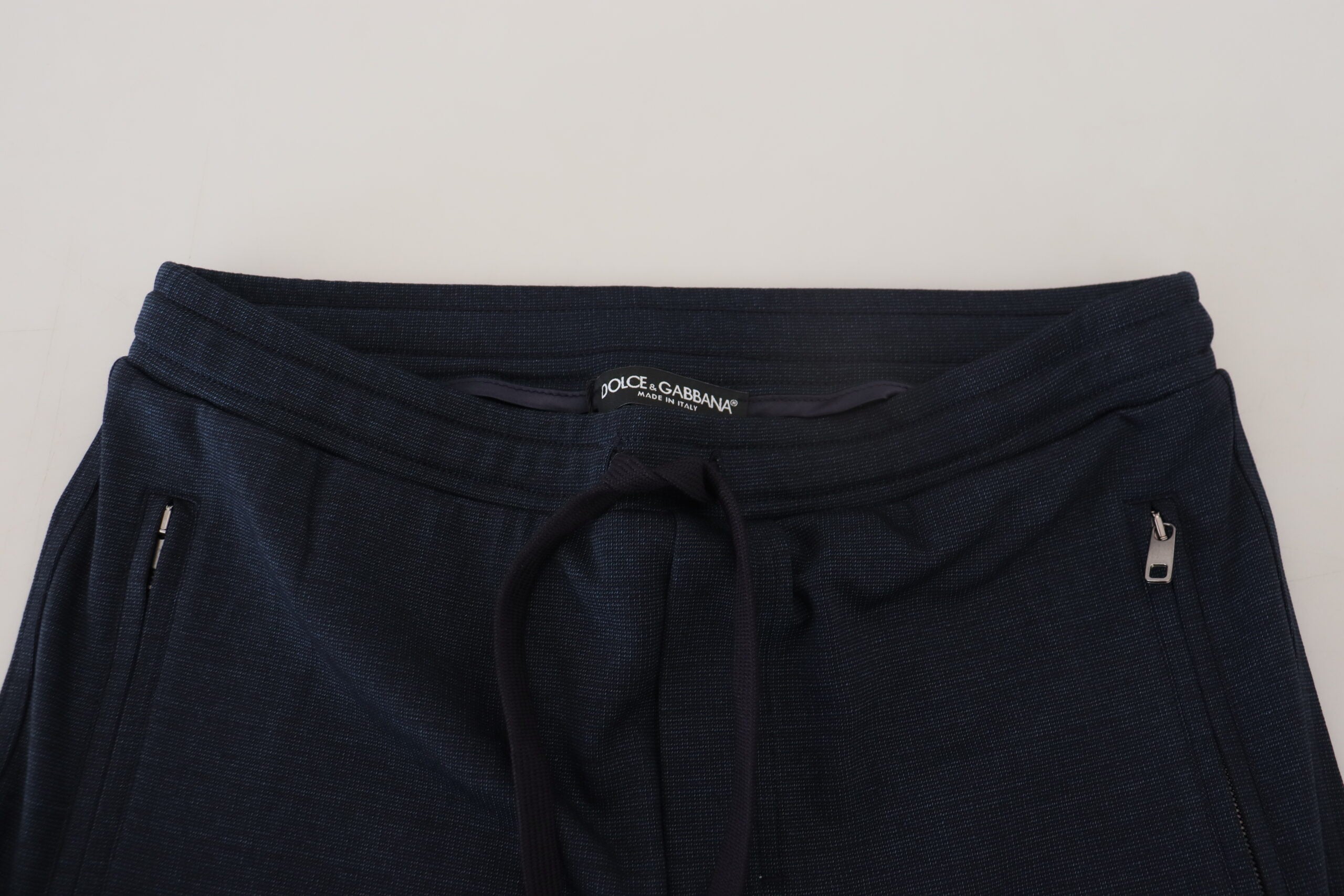 Blue Mens Sport Cotton Sweatpants Pants Dolce & Gabbana