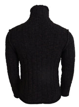 Brown Wool Knit Turtleneck Pullover Sweater Dolce & Gabbana