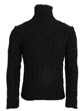 Brown Wool Knit Turtleneck Pullover Sweater Dolce & Gabbana