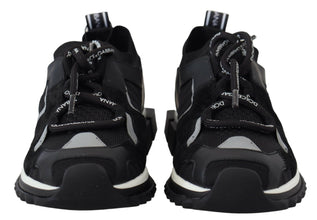 Black Mesh Sorrento Trekking Sneakers Shoes Dolce & Gabbana