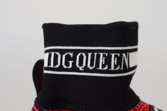 Red Bling Sorrento Sneakers Socks Shoes Dolce & Gabbana