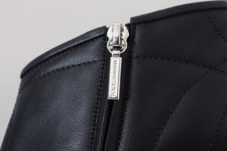 Black Devotion Quilted Buckled Ankle Boots Shoes Dolce & Gabbana