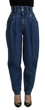 Blue High Waist Denim Cotton Stretch Jeans Dolce & Gabbana