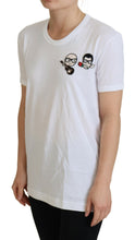 White #dgfamily Crewneck Cotton T-shirt Dolce & Gabbana