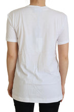 White #dgfamily Crewneck Cotton T-shirt Dolce & Gabbana