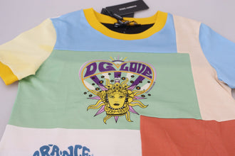 Multicolor Cotton  DG Love Patchwork Dolce & Gabbana