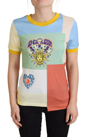 Multicolor Cotton  DG Love Patchwork Dolce & Gabbana