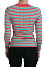 Multicolor Crewneck Pullover Silk Sweater Dolce & Gabbana