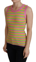 Multicolor Silk Vest Pullover Tank Top Dolce & Gabbana