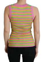Multicolor Silk Vest Pullover Tank Top Dolce & Gabbana