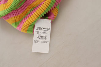 Multicolor Silk Vest Pullover Tank Top Dolce & Gabbana