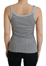 Gray Cotton Modal Canotta Tank Top T-shirt Dolce & Gabbana
