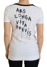 White Cotton T-shirt Crewneck T-shirt Dolce & Gabbana