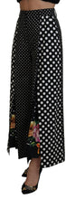Multicolor Polka Dots High Waist  Pants Dolce & Gabbana