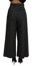 Multicolor Polka Dots High Waist  Pants Dolce & Gabbana