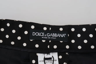 Multicolor Polka Dots High Waist  Pants Dolce & Gabbana