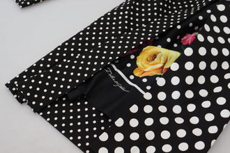 Multicolor Polka Dots High Waist  Pants Dolce & Gabbana