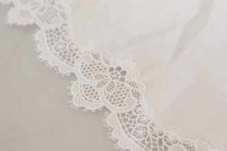 White Cotton Lace Trim Turtle Neck Blouse Top Dolce & Gabbana