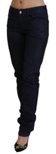 Black Low Waist Slim Fit Women Casual Denim Jeans Just Cavalli