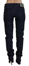Black Low Waist Slim Fit Women Casual Denim Jeans Just Cavalli