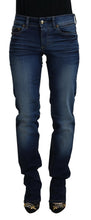 Blue Cotton Women Casual Denim Jeans Just Cavalli
