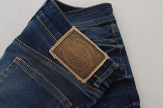Blue Cotton Women Casual Denim Jeans Just Cavalli