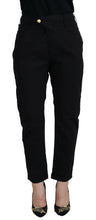 Black Cotton Baggy High Waist Women Pants CYCLE