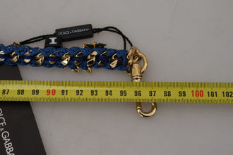 Multicolor Embellished Bag Shoulder Strap Dolce & Gabbana