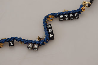 Multicolor Embellished Bag Shoulder Strap Dolce & Gabbana