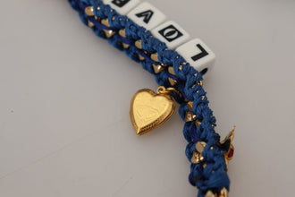 Multicolor Embellished Bag Shoulder Strap Dolce & Gabbana