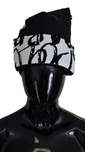 White Printed Nylon Women Winter Beanie Cap Hat Dolce & Gabbana