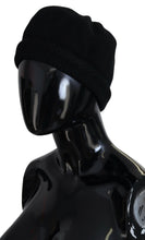 Black Virgin Wool Women Winter Beanie Cap Hat Dolce & Gabbana