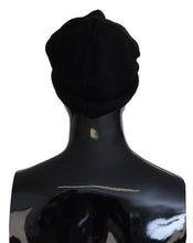 Black Virgin Wool Women Winter Beanie Cap Hat Dolce & Gabbana