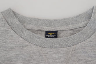 Gray Men Pullover Sweatshirt Sweater Aeronautica Militare