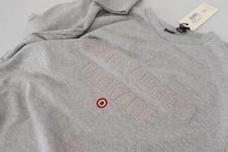 Gray Men Pullover Sweatshirt Sweater Aeronautica Militare