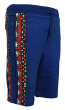 Blue Cotton Printed Bermuda Shorts Dolce & Gabbana