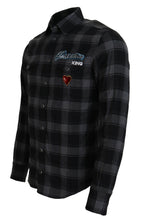 Black Gray Check Men Long Sleeves Shirt Dolce & Gabbana