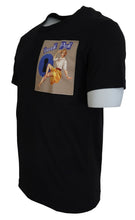 Black Sneak Peek Cotton Short Sleeve T-shirt Dolce & Gabbana