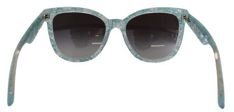 Blue DG4190 Lace Crystal Acetate Butterfly Sunglasses Dolce & Gabbana