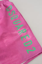 Dsquared² Pink Tie Dye Logo Men Beachwear Shorts Swimwear