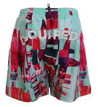 Multicolor Printed Beachwear Shorts Swimwear Dsquared²