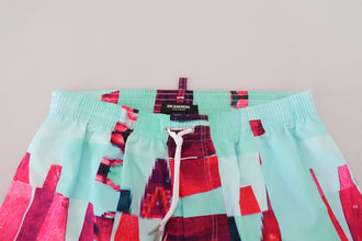 Multicolor Printed Beachwear Shorts Swimwear Dsquared²